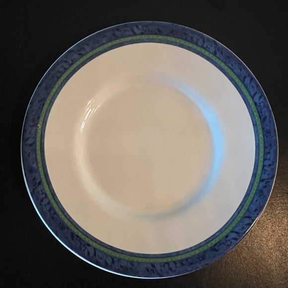 Set of 2 Vintage Pfaltzgraff ORLEANS Stoneware Flat Cups with Saucers - Picture 3 of 6